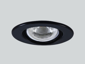 Down Light, 3 in, Black Fitting