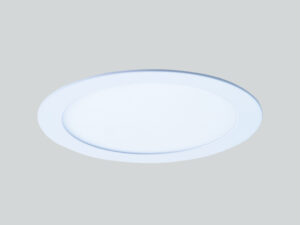 LED Down Light, 8 in, White Fitting
